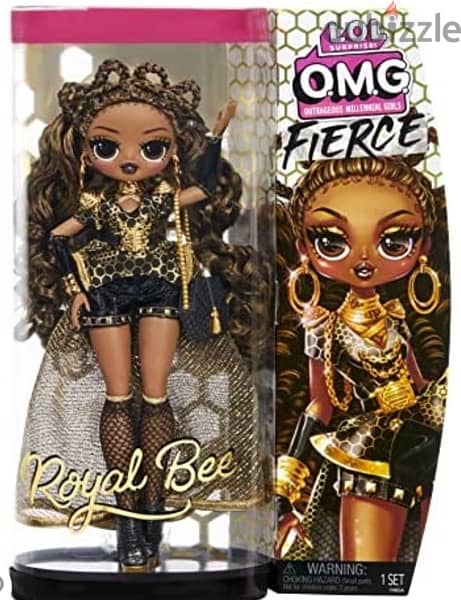 LOL Surprise OMG Fierce Royal Bee 11.5" Fashion Doll with X Surprises 1