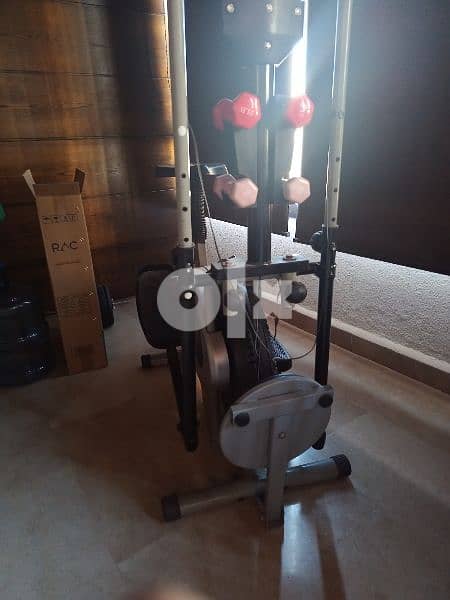 Cardio Elliptical & bike & dumbbells & twister 03027072 GEO SPORT 0