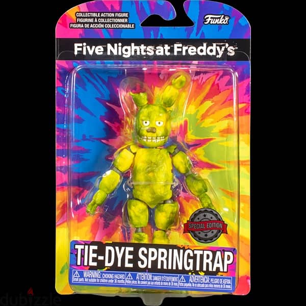 FUNKO Five Nights at Freddy's - Springtrap Tie Dye 5” Figure(SPECIAL) -  Antiques & Collectibles - 114856683