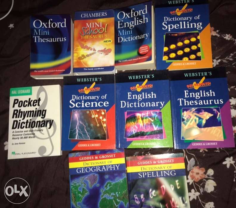 brand new dictionaries and grammar books 4