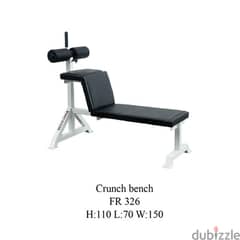 crunch bench like new heavy duty we have also all sports equipment