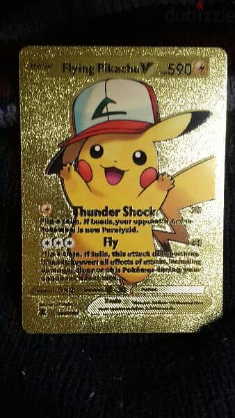 Original pokemon golden pikachu and other cards 1
