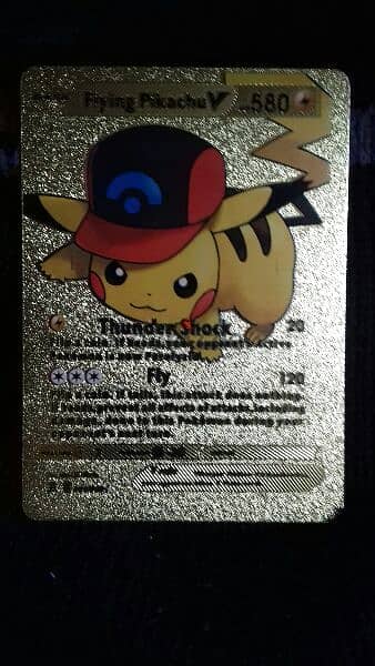Original pokemon golden pikachu and other cards 2
