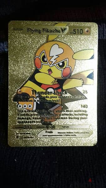 Original pokemon golden pikachu and other cards 3