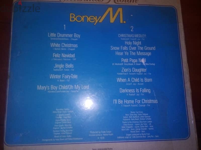boney m christmas album vinyl lp 1