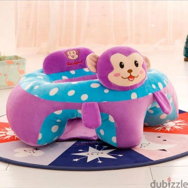 Baby Support Seat Sofa Cartoon Animal Learn To Sit Chair 3