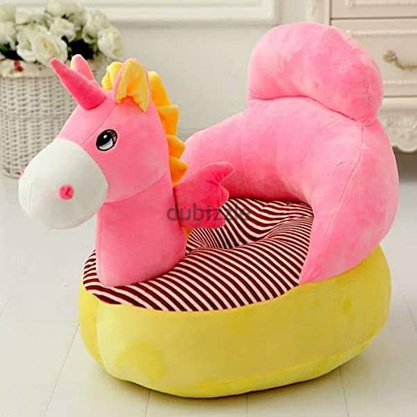 Baby Soft Plush Cushion Sofa Seat Animal Design 5