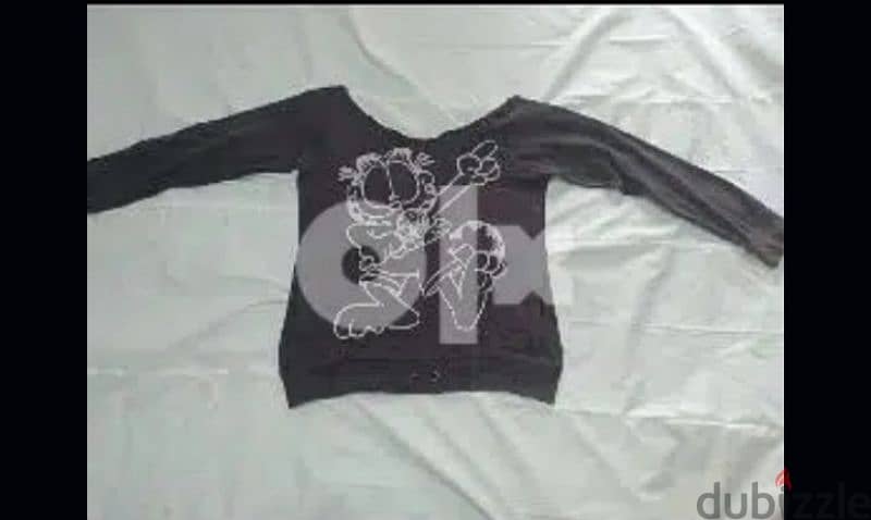 sweatshirt grey garfield print s to xxL  1=7$ or 3=15$ 3