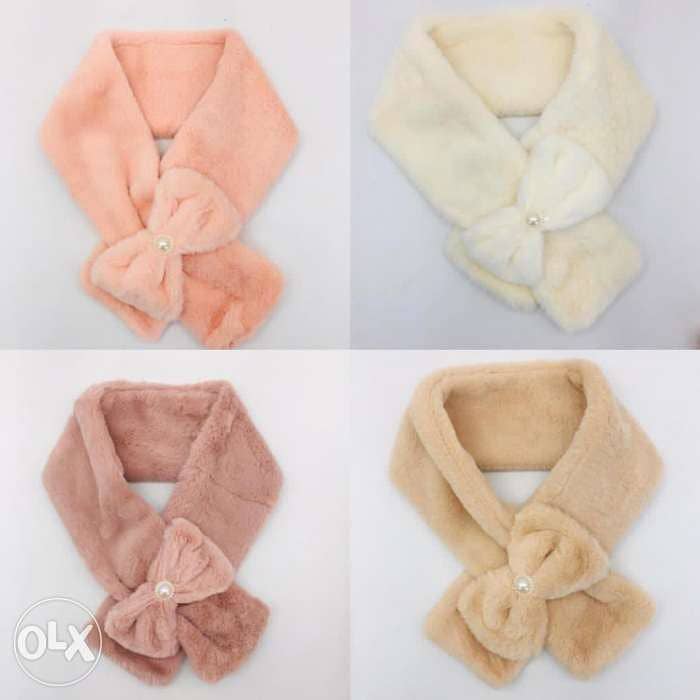 Cute fur scarf for ladies or girls 0