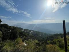 Prime location land in Broumana | 1580 Sqm | Mountain view