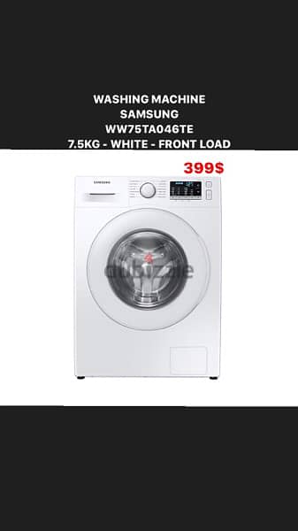 Samsung washing machines: All kinds are available white, silver, black 1