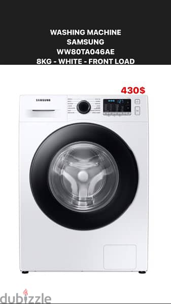 Samsung washing machines: All kinds are available white, silver, black 2