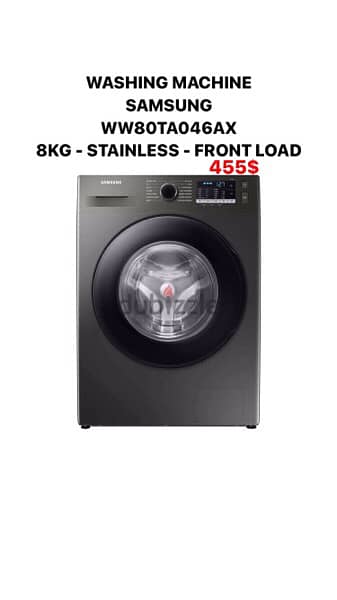 Samsung washing machines: All kinds are available white, silver, black 4
