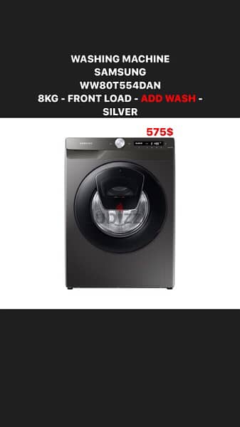 Samsung washing machines: All kinds are available white, silver, black 8