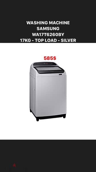 Samsung washing machines: All kinds are available white, silver, black 10