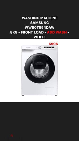Samsung washing machines: All kinds are available white, silver, black 11