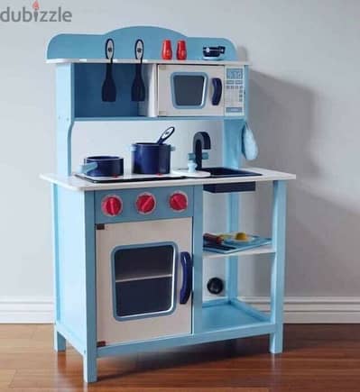 Wooden Kitchen Set With Accessories 80 x 30 x 78 CM