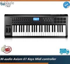 The M-Audio Axiom 61 controller, Keyboard music production