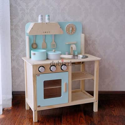 Wooden Kitchen Playset With Accessories 68 x 55 x 30 cm