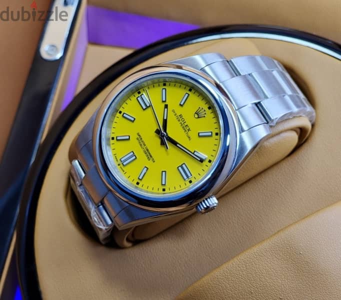 rolex yellow dial 0