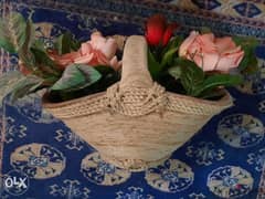 Basket pottery made. سلّة فخّار 0