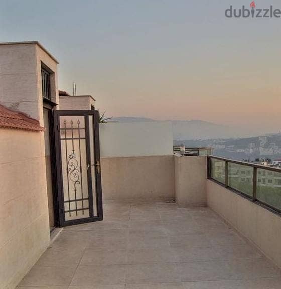 245m2 Duplex + 100m2 terrace + open sea view for Sale in Mansourieh 1