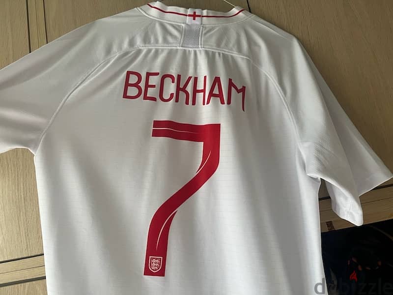 beckham 7 england 2018 jersey special edition 2