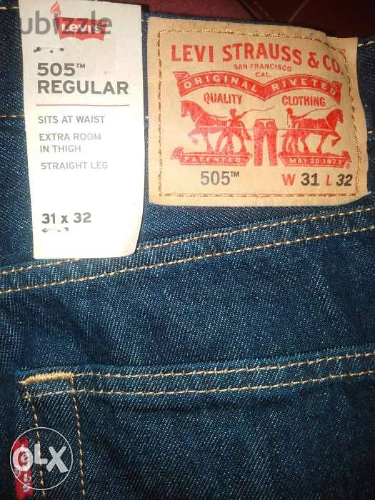 Levi's jeans 505 original size W 31 L32 3