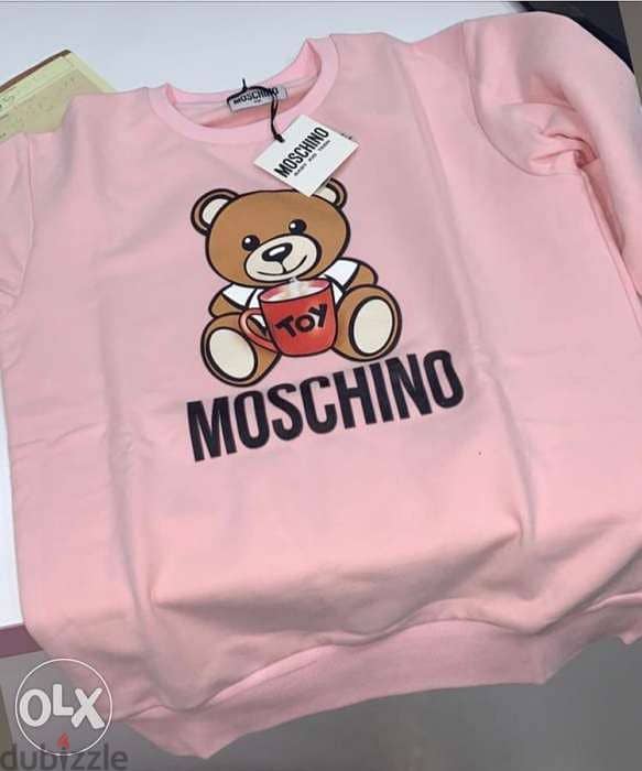 Sweat Moschino gd quality 8/10 years 250 alf copy a++ 0