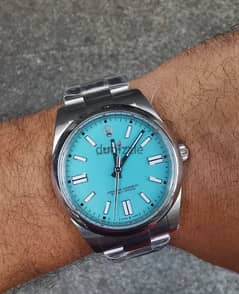 Rolex Oyster Perpetual Tiffany color