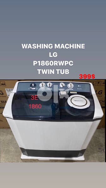LG washing machines: All kind are available white, silver, black 1