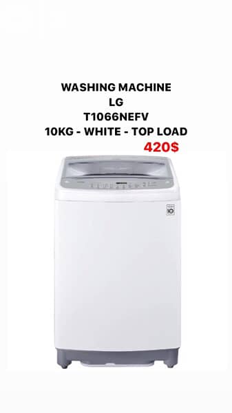 LG washing machines: All kind are available white, silver, black 2