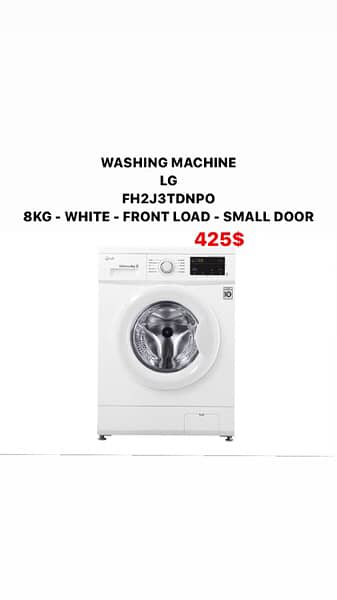 LG washing machines: All kind are available white, silver, black 3