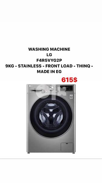 LG washing machines: All kind are available white, silver, black 12