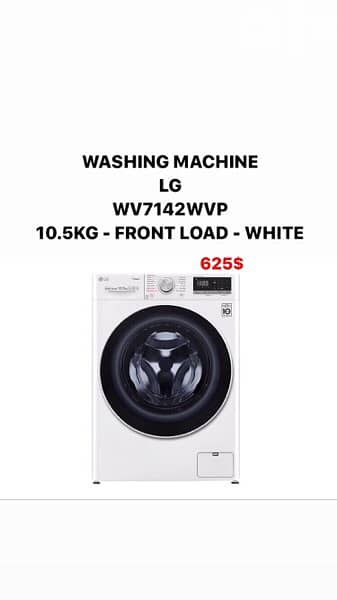 LG washing machines: All kind are available white, silver, black 13