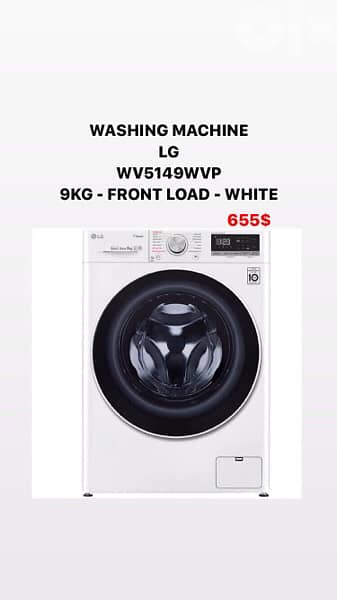 LG washing machines: All kind are available white, silver, black 14