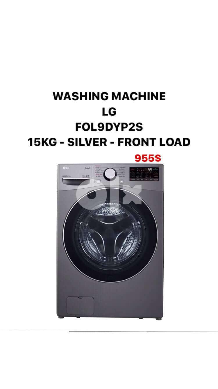 LG washing machines: All kind are available white, silver, black 19