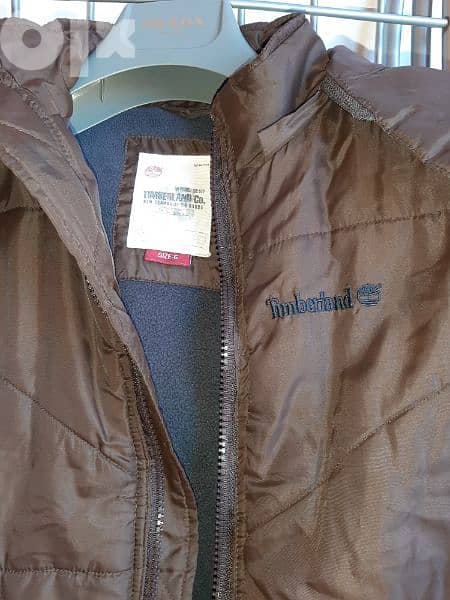 timberland jacket color brown size 6 years for boy calling 03 872336 4