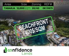 400$/SQM! A beachfront land is being listed for sale! REF#GE51875