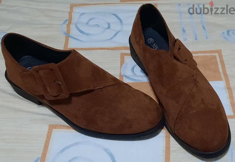 Brown shoes Nina jones. size 39. احذية 2