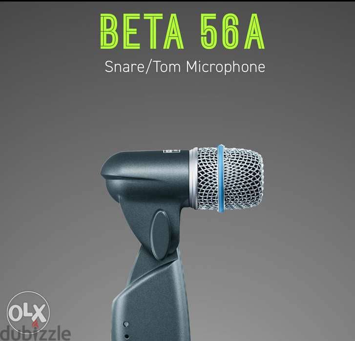 Shure Beta 56A Original (Snare/Tom Microphone) 2