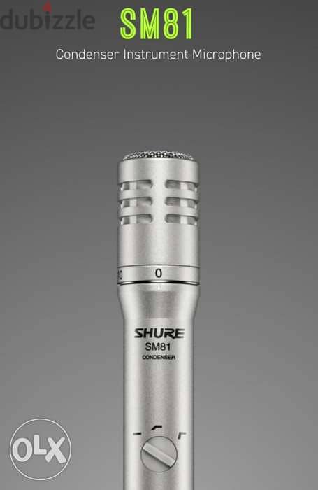 Shure SM 81 Original ( Condenser Instrument Microphone) 1