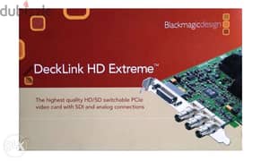 Decklink HD Extreme (Blackmagic Design)