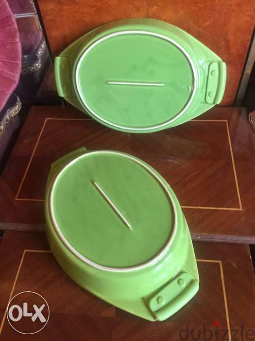 2 Porcelain Trays - صينية بورسلان عدد - ٢ 6