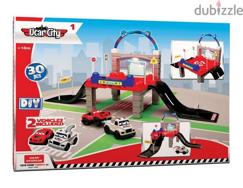 Ucar City Garage Set 30 PCS 0