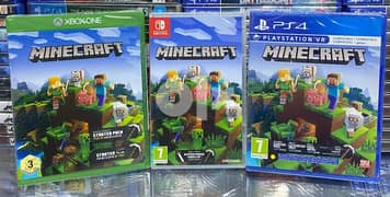 minecraft ps4, xbox, nintendo switch (New sealed) FOR ONLY 33$ 0