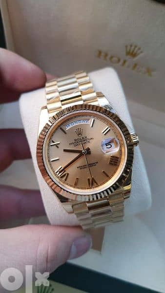 Rolex daydate full gold swiss etta 3255 0