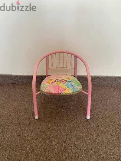 princess metal chair