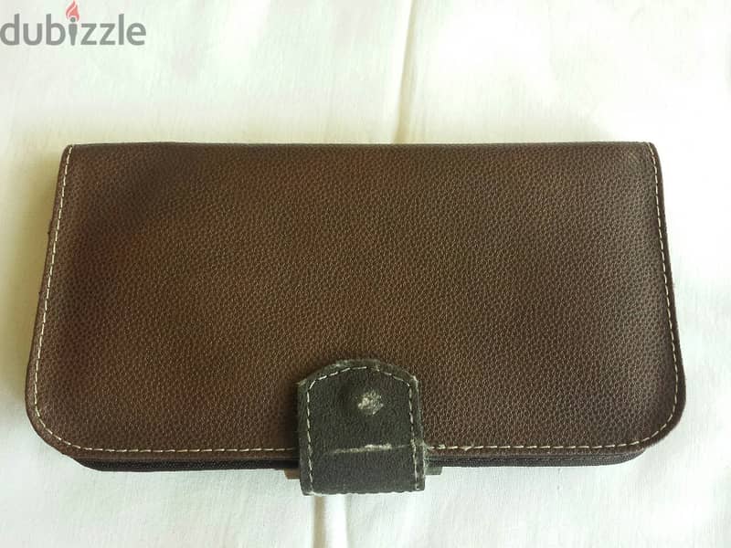 Brown leather wallet - Not Negotiable 1