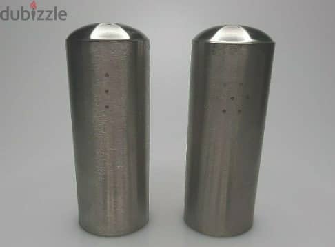 Set of Pepper and Salt Shakers Stainless Steel 18-8 AShop™ 2